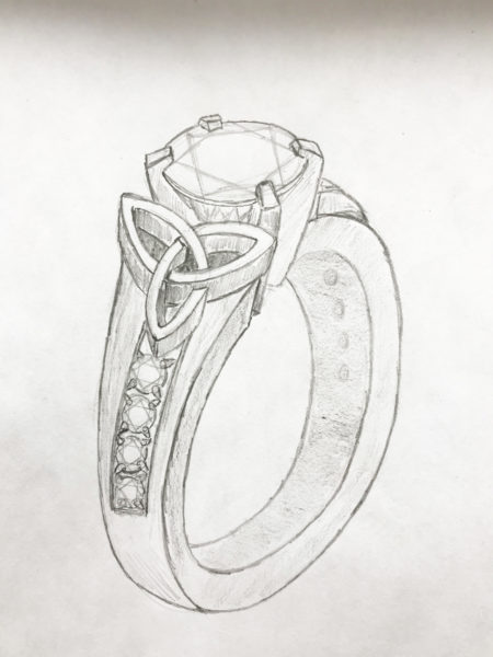 drawing of ring